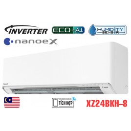 Điều hòa Panasonic 24000 BTU 2 chiều inverter XZ24BKH-8 Điều hòa Panasonic 24000 BTU 2 chiều inverter XZ24BKH-8